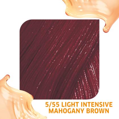 Actual product image Wella Color Fresh (5/55 Light Brown Mahogani Intensive)