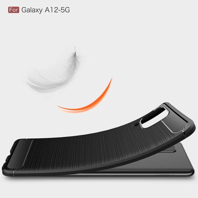 Immagine prodotto MU Style Serie Softcase in fibra di carbonio TPU (Samsung Galaxy A12)