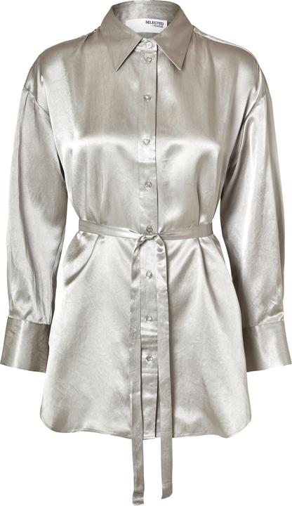 Selected Femme Langarm Satinbluse