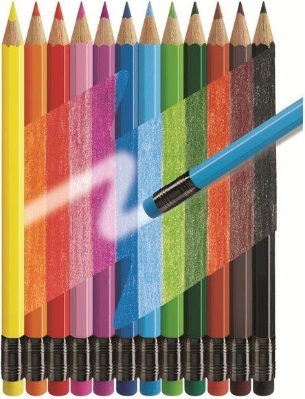 Actual product image Faber-Castell Erasable colour pencils (Multicoloured, 12 x)