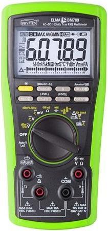 Image du produit Elma Instruments Elma BM789 er et slankt multimeter med en båndbredde på hele 100kHz og sand RMS mål