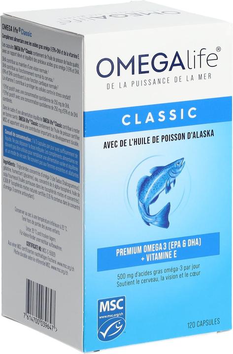 Actual product image Omega-Life Classic (120 Piece, Capsules, 235 g)