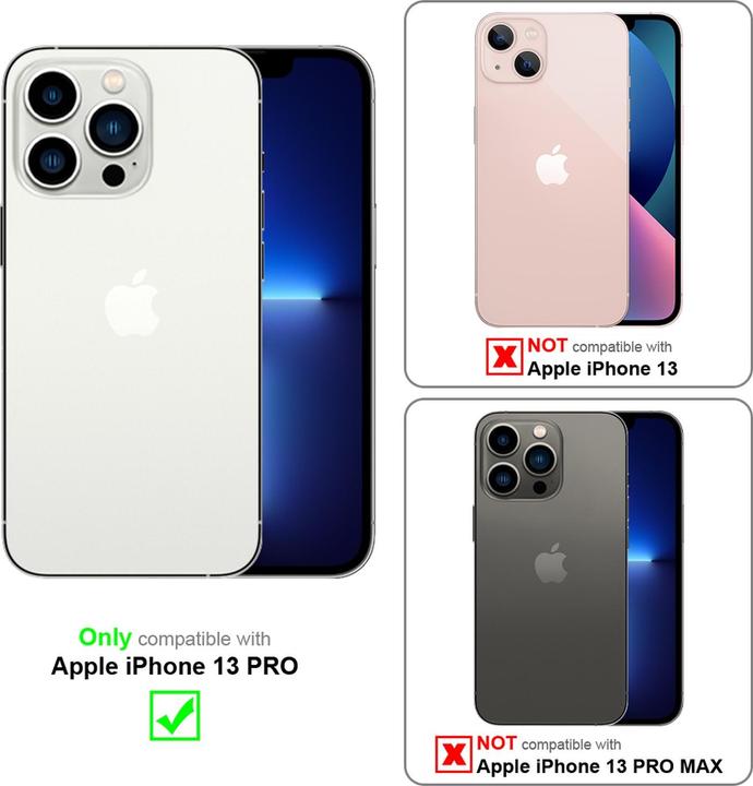 Productafbeelding Cadorabo X-Wallet hoes voor kunstleer pak (Apple iPhone 13 Pro)