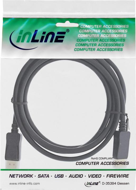 Actual product image InLine DisplayPort — DisplayPort (3 m, DisplayPort)