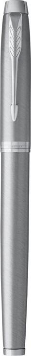 Produktbild Parker Pen Tintenroller IM Essential, Edelstahl C.C. Strichstärke: M, Strichfarbe: schwarz, Gehäuse aus Edehst (Edelstahl, 1 x)