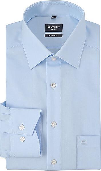 Image du produit Olymp Chemise Luxor slimline bleu clair New Kent 1/1 manche Gr.45 (45)