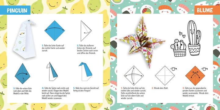 Actual product image 88 x Origami Kids – Kawaii (German, Thade Precht, 2024)