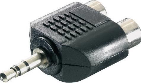 Immagine prodotto SpeaKa Professional Adattatore Jack / Cinch Audio Y (1x spina jack 3,5 mm (Splitter audio)