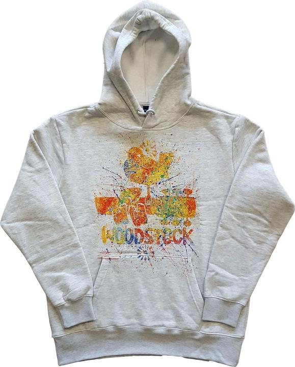 Actual product image Woodstock Unisex Adult Splattered Hoodie (XXL)