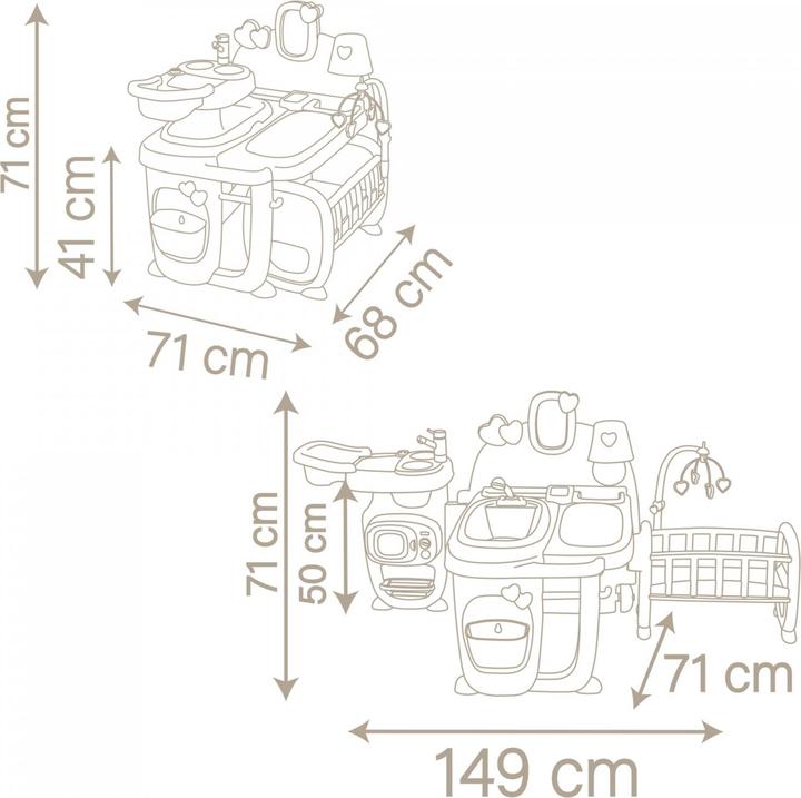 Produktbild Smoby BabyNurse Large Play Center