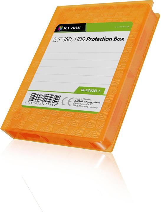 Image du produit Icy Box IB-AC6251-6 2.5"-Festplatte Schutzgehäuse 6er Pack