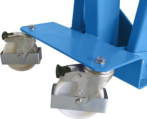 Immagine prodotto Janssen Hydraulik-Technik Gru per officina BLUE, portata 500 kg, supporto mobile puntellato, sistema
