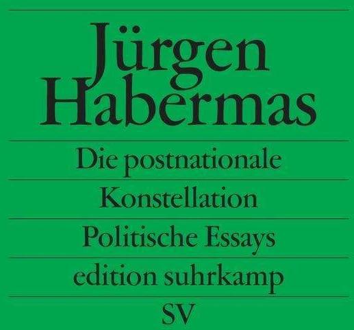 Produktbild Die postnationale Konstellation (Deutsch, Jürgen Habermas, 1998)