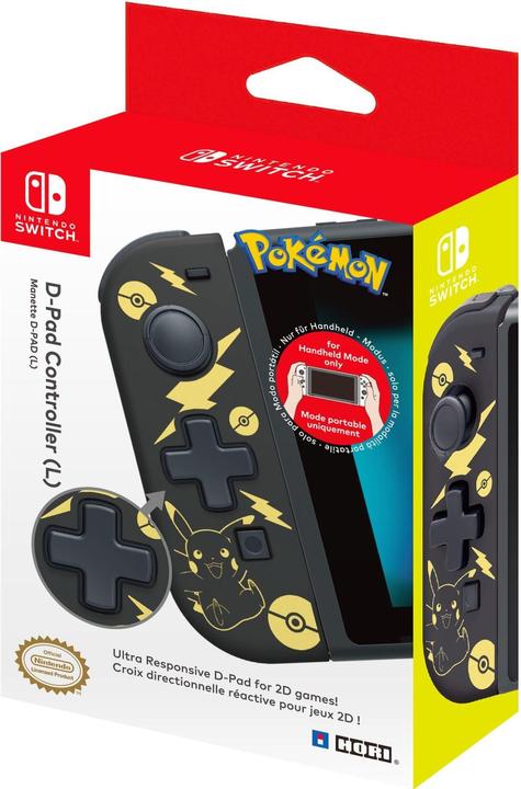 Actual product image HORI D-Pad Controller - Pikachu Black & Gold Edition (Switch)
