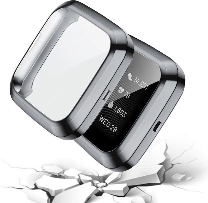 Produktbild Cover-Discount Fitbit Versa 2 - Gummi Schutz Case grau