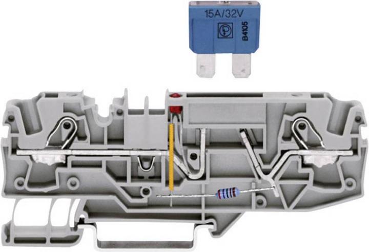 Wago 2-wire fuse terminals for automotive fuses Series 2006