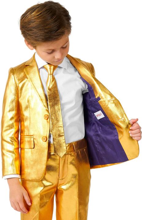 Actual product image OppoSuits Boys Groovy Gold suit for children (92, 98)