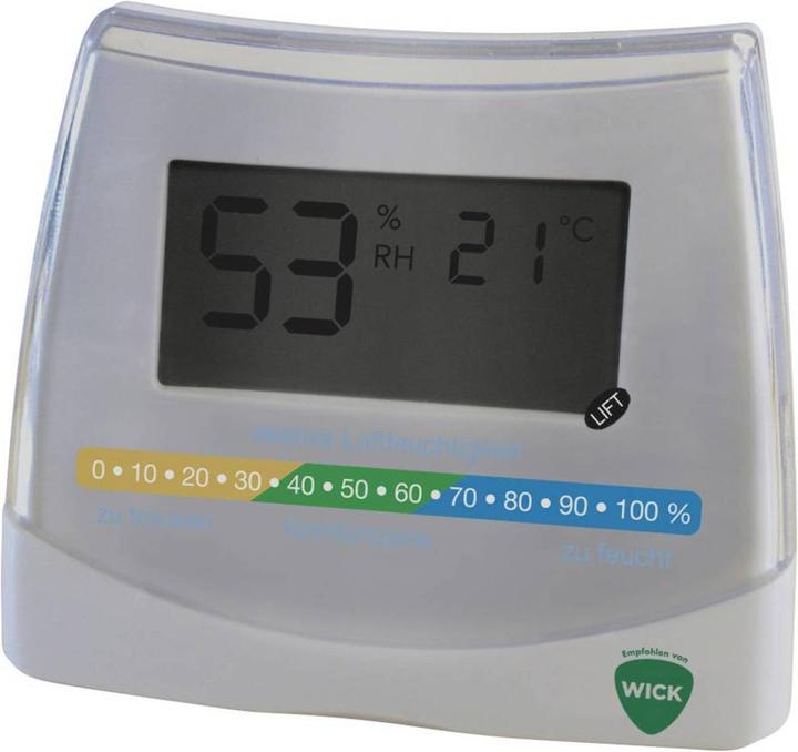 Actual product image Wick Hygrometer & Thermometer