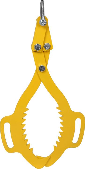 Image du produit Wiltec Pince forestière pour troncs max. 620 mm, Force 1000 kg, Pince de levage, 2 Mandrins de serrage (420 mm)