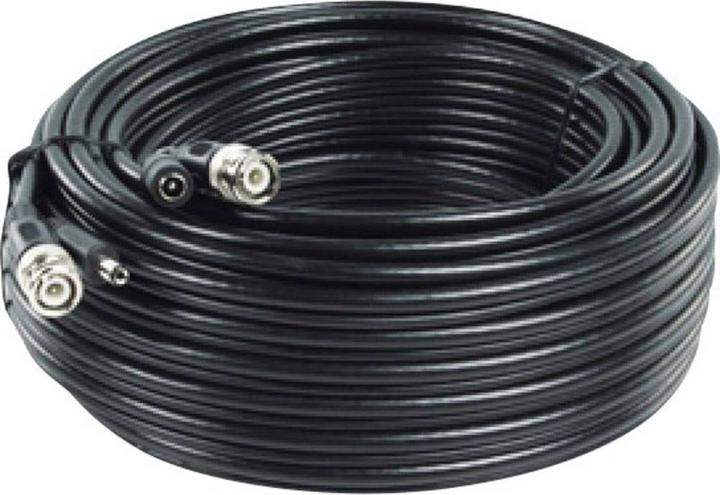 Actual product image No Name 20 m plug-in RG59 cable with separate power cable for 12 V/DC (Cable)