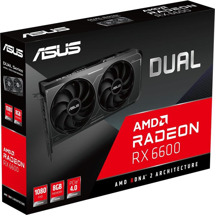 Produktbild ASUS Dual Radeon RX 6600 V3 (8 GB)