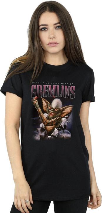 Actual product image Universal Textiles Womens/Ladies Spike Montage Cotton Boyfriend T-Shirt (M)