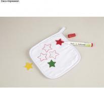 Produktbild Rayher Topflappen, quadratisch, weiss, 2 Stück (Baumwolle)