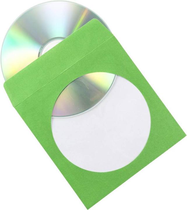 Produktbild Basetech CD/DVD Hülle BT-2267608 Blau, Grün, Orange, Weiss, Gelb 1 St.