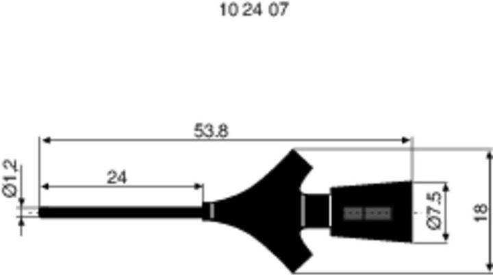 Immagine prodotto Hirschmann Test & Measurement Sonda di prova a pinza miniaturizzata MICRO-KLEPS (Puntale)