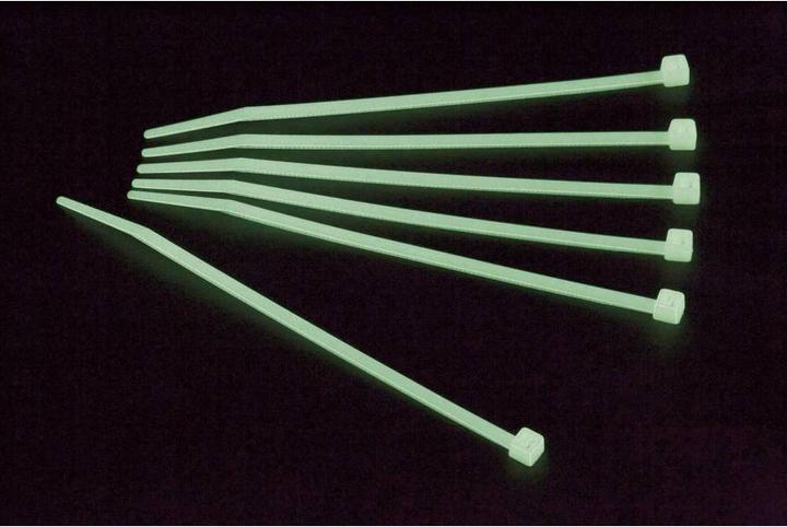 Productafbeelding Tru Components Fosforescerende kabelbinder (Plastic kabelbinders, 300 mm, 50 Pcs.)