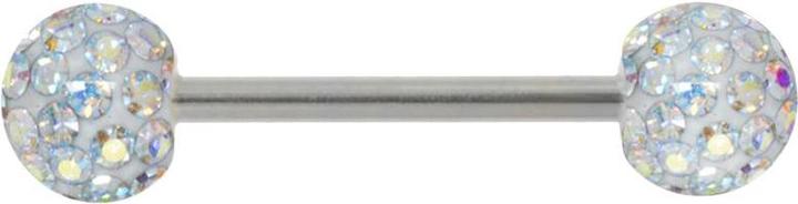 Produktbild Bijouteria Brustpiercing (Epoxiharz, Kristall, Chirurgenstahl 316L)