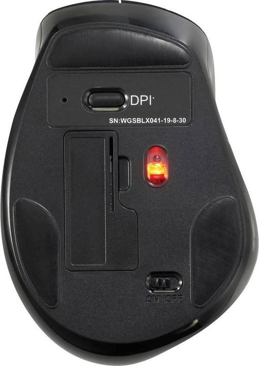 Image du produit Renkforce Bluetooth®, sans fil Souris 3D Optique Ergonomique Gris (Sans fil)