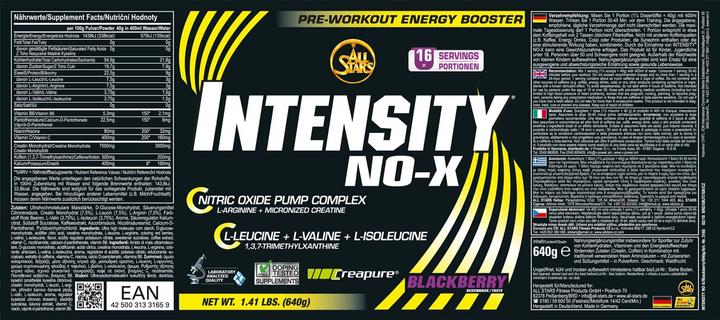 Produktbild All Stars Intensity NO-X (640g Dose) (Orange, Grapefruit, 1 Stk., 640 g)