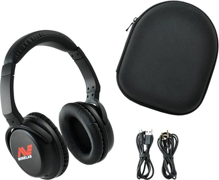 Actual product image Minelab Bluetooth / apt-X Low Latency hoofdtelefoon t.b.v. EQUINOX-series. Metaaldetector specialist. (Cable)