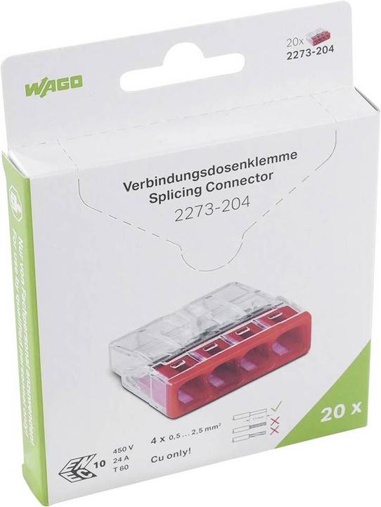 Actual product image Wago Dosenklemme