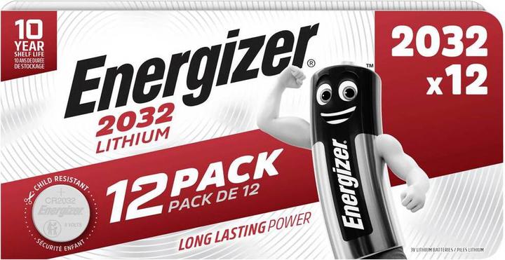 Energizer Lithium CR2032 (12 Stk., CR2032, 240 mAh)