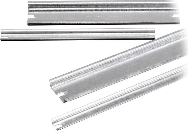 Fibox Rail non perforé Tôle d'acier 150 mm