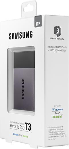 Produktbild Samsung Portable SSD T3 (1000 GB)