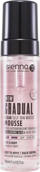 Sienna Gradual Clear Water Mousse (Selbstbräunungsschaum)