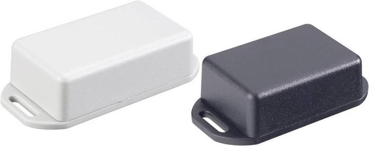 Actual product image Hammond Electronics 1551LFLBK 1551LFLBK Euro enclosure 80 x 40 x 15 ABS Black 1 pc. (Housing)