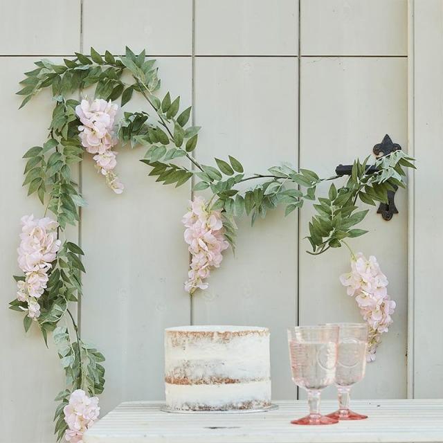 Actual product image Ginger Ray Garland Wisteria/Wisteria Flowers