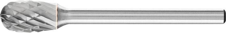 Actual product image Pferd Tungsten carbide burrs drop-shaped 6x10 mm shank ø 3 mm serration 3 PLUS for universal applications