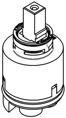 Image du produit Grohe EICHELBERG Cartouche céramique 440569 40mm 44056900 Limiteur de température et de débit intégré...