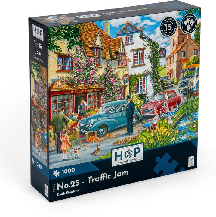 Produktbild The House of Puzzles Puzzle 1000 pieces No.25 - Traffic Jam (1000 Teile)