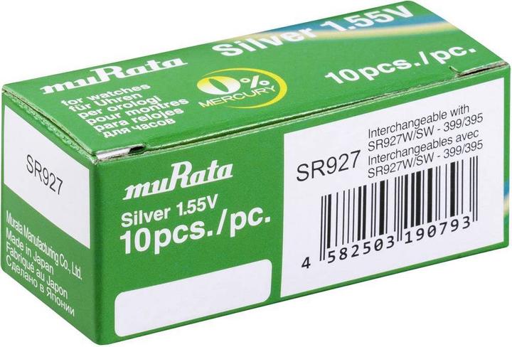 Produktbild Murata Knopfzellen 395 (10 Stk., 52 mAh)