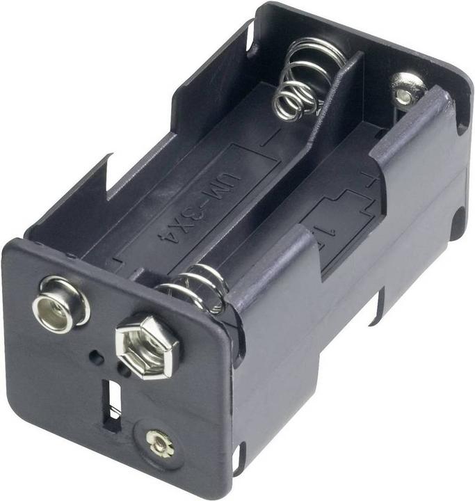 Image du produit Goobay Boîtier coupleur 4 piles R6 connexions à pression