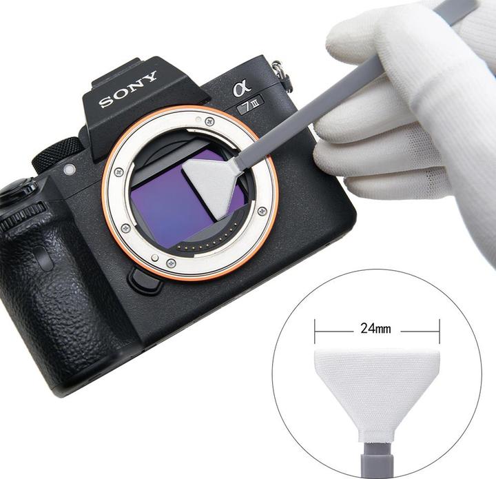 Immagine prodotto VSGO Tampone per la pulizia del sensore Full Frame (24 mm x 24 pezzi)