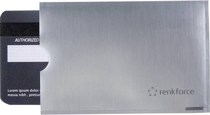 Produktbild Renkforce RFID Ausweishülle, Schutzhülle Kunststoff Transparent RF-4504974 1 St.