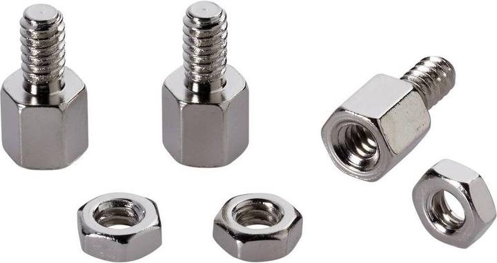 Produktbild Renkforce D-SUB Steckerschrauben Silber 20 St.