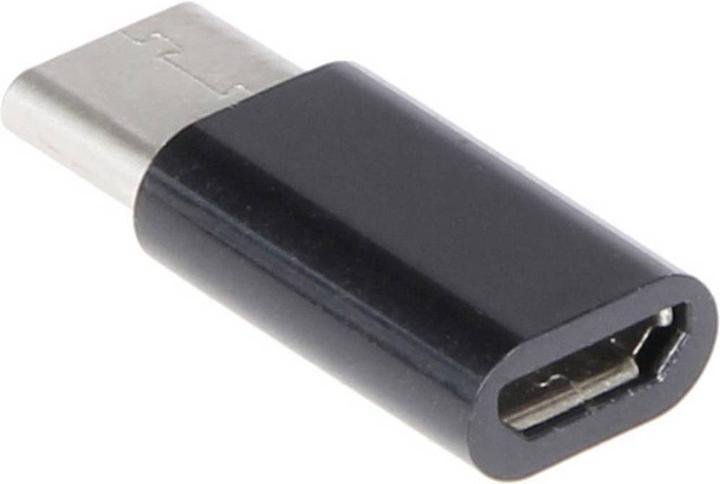 Joy-it Adaptateur USB Micro-USB type B (W) vers USB-C (M) (0.01 m, USB 2.0)